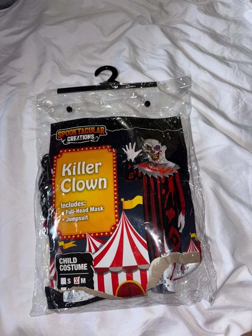 Spooktacular Creations Killer Clown Child Costume Size M
